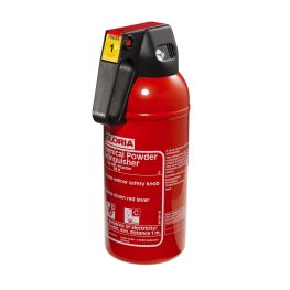 1425970 Feuerlöscher 2 kg. Beschriftung in englischer Sprache.