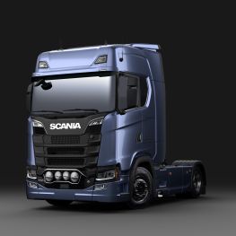 2433090 Rampe de feux avant Scania, sans LED.