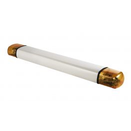 2546813. P4000. Varningssystem med normal profil och LED, med centrumskylt. 1 400 mm.