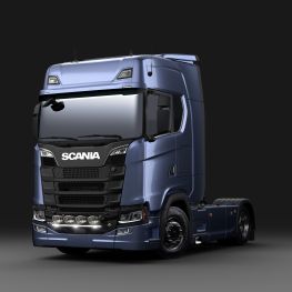 2706282 Rampe de feux avant Scania, droite, avec LED.