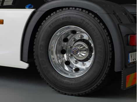 Scania Vabis symbol, drivande axel