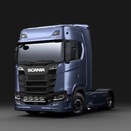 2706274 Rampe de feux avant Scania, droite, sans LED.